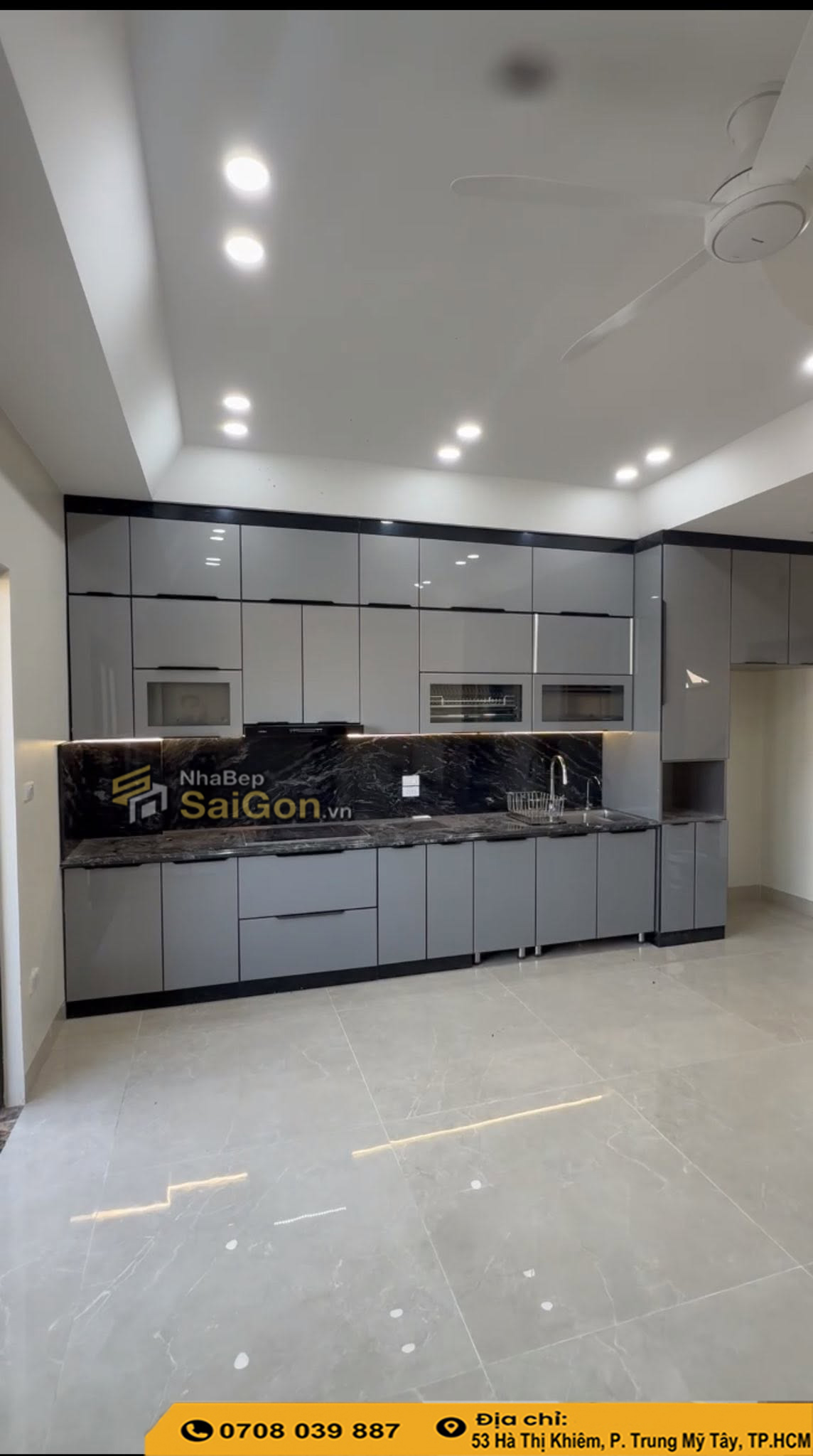 Tủ bếp nhựa Composite
