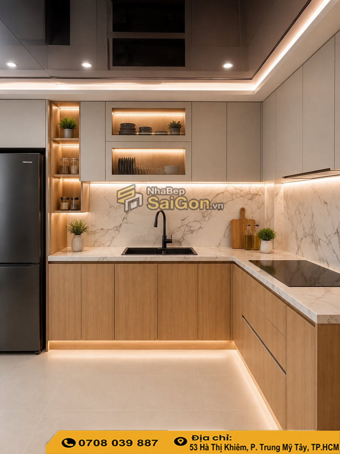 Báo giá tủ bếp nhựa trọn gói