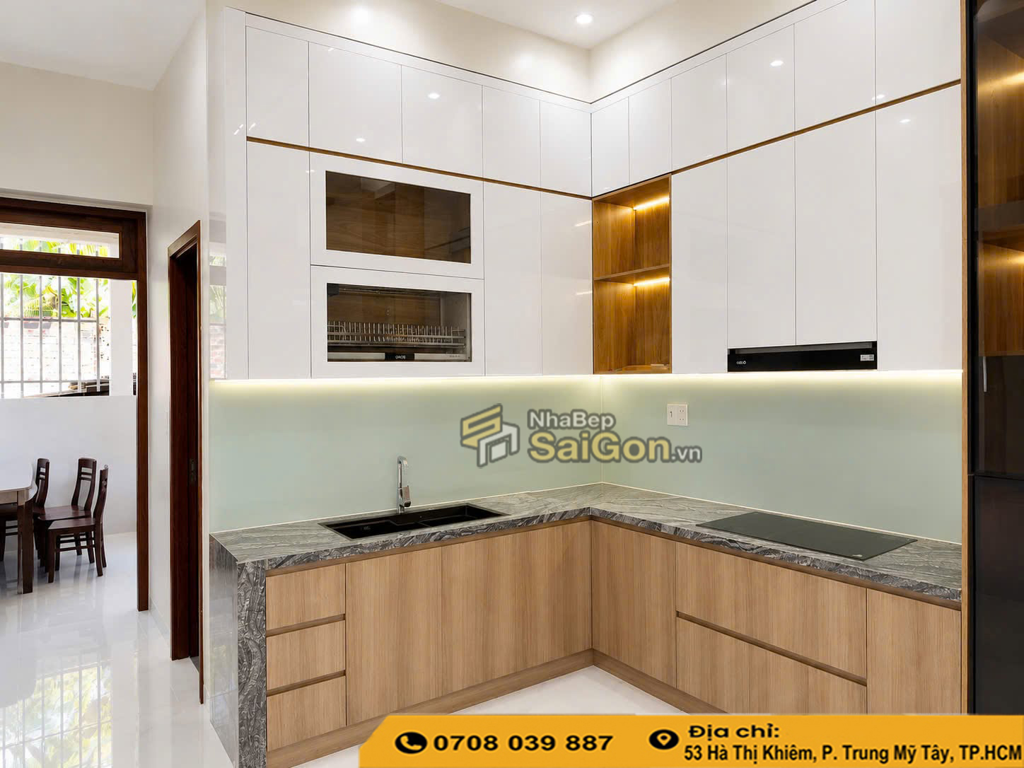 Tủ bếp nhựa PVC
