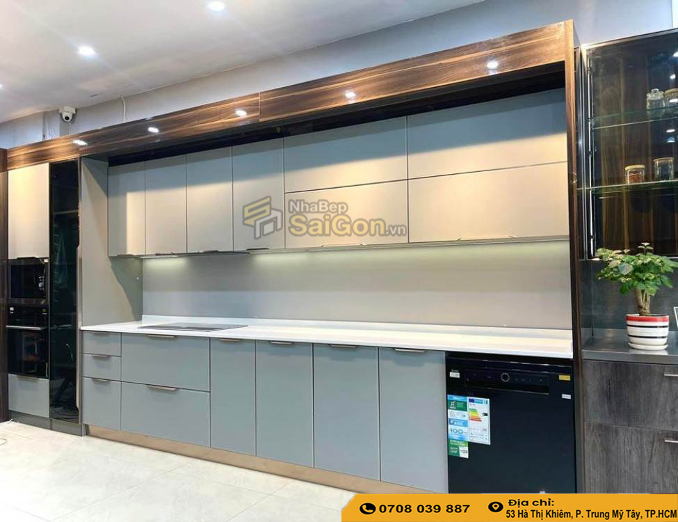Tủ bếp nhựa Composite