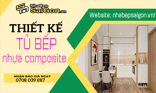 Tủ bếp nhựa Composite