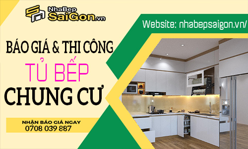 Thiết kế tủ bếp chung cư Thủ Đức