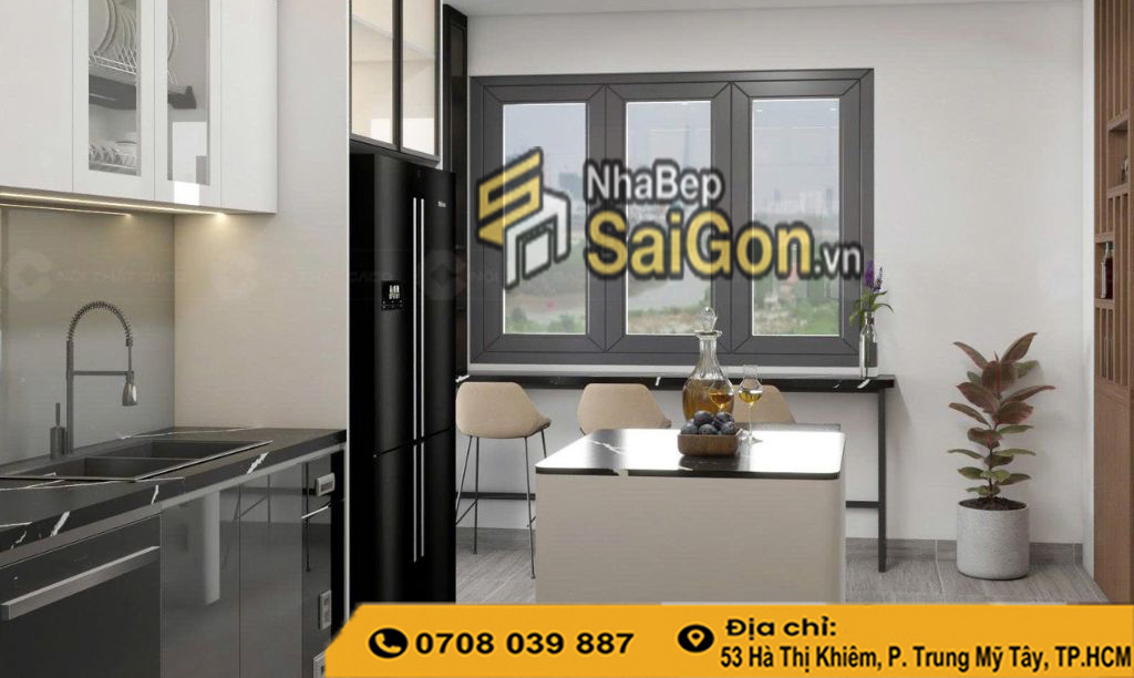 Thiết kế bếp hiện đại Bình Thạnh