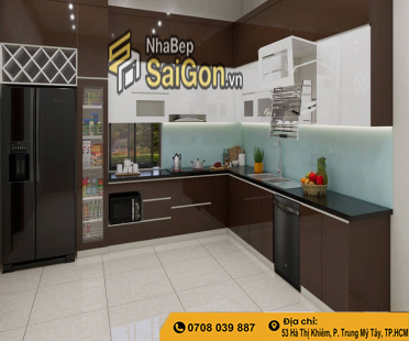 Thiết kế bếp hiện đại Bình Thạnh
