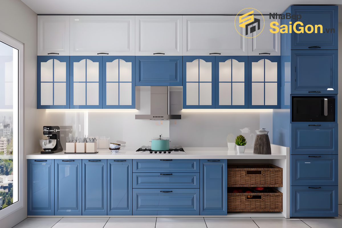 Có Nên Làm Tủ Bếp Kịch Trần Cho Nhà Phố