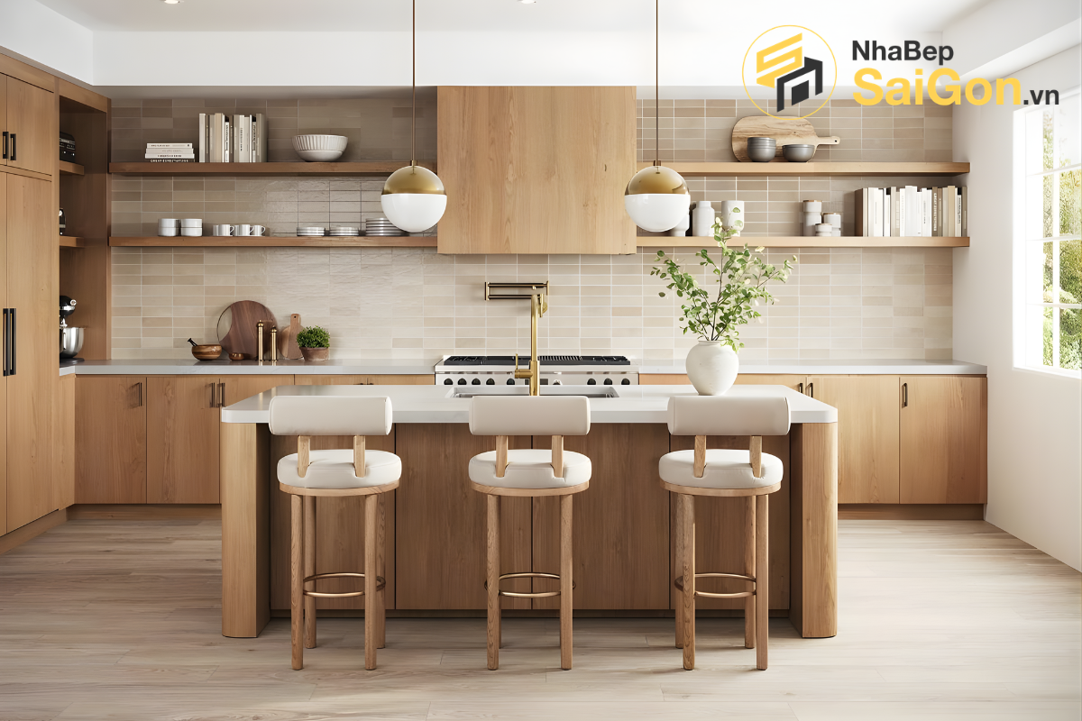 Thiết Kế Tủ Bếp Gia Đình Đúng Chuẩn Công Năng