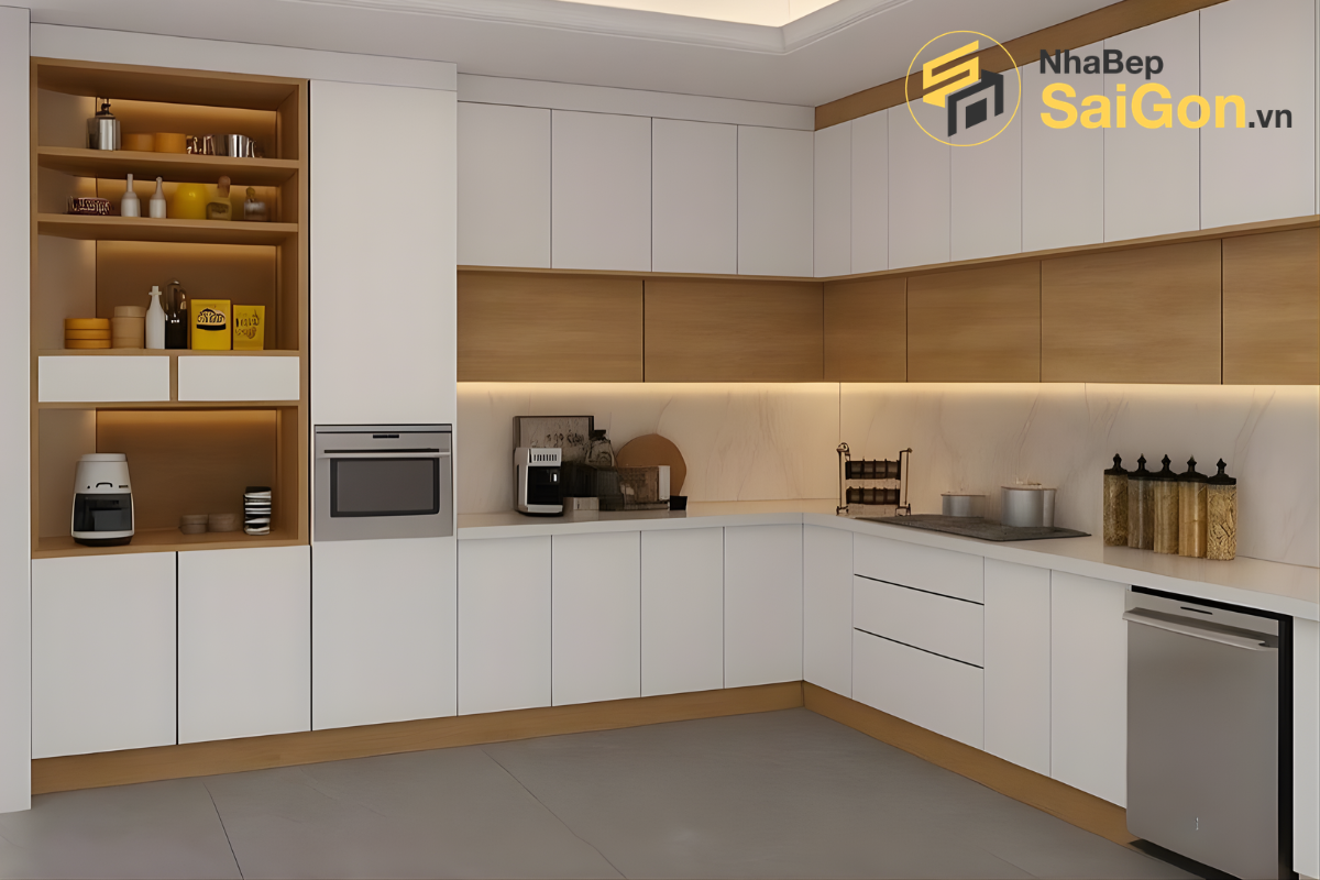 Cách Bố Trí Tủ Bếp Gọn Gàng, Dễ Sử Dụng