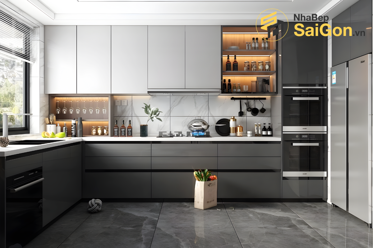 Thiết Kế Tủ Bếp Gia Đình Đúng Chuẩn Công Năng