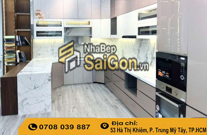 Thiết kế tủ bếp chung cư Thủ Đức