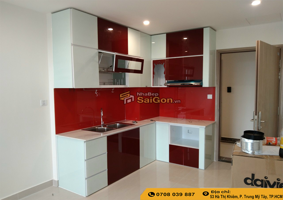 Màu tủ bếp hợp mệnh hỏa