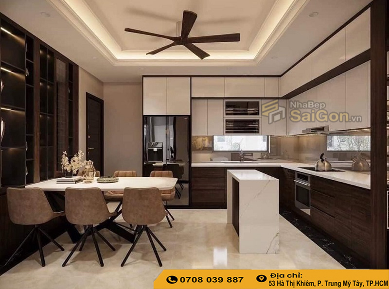 Tủ bếp nhựa Composite
