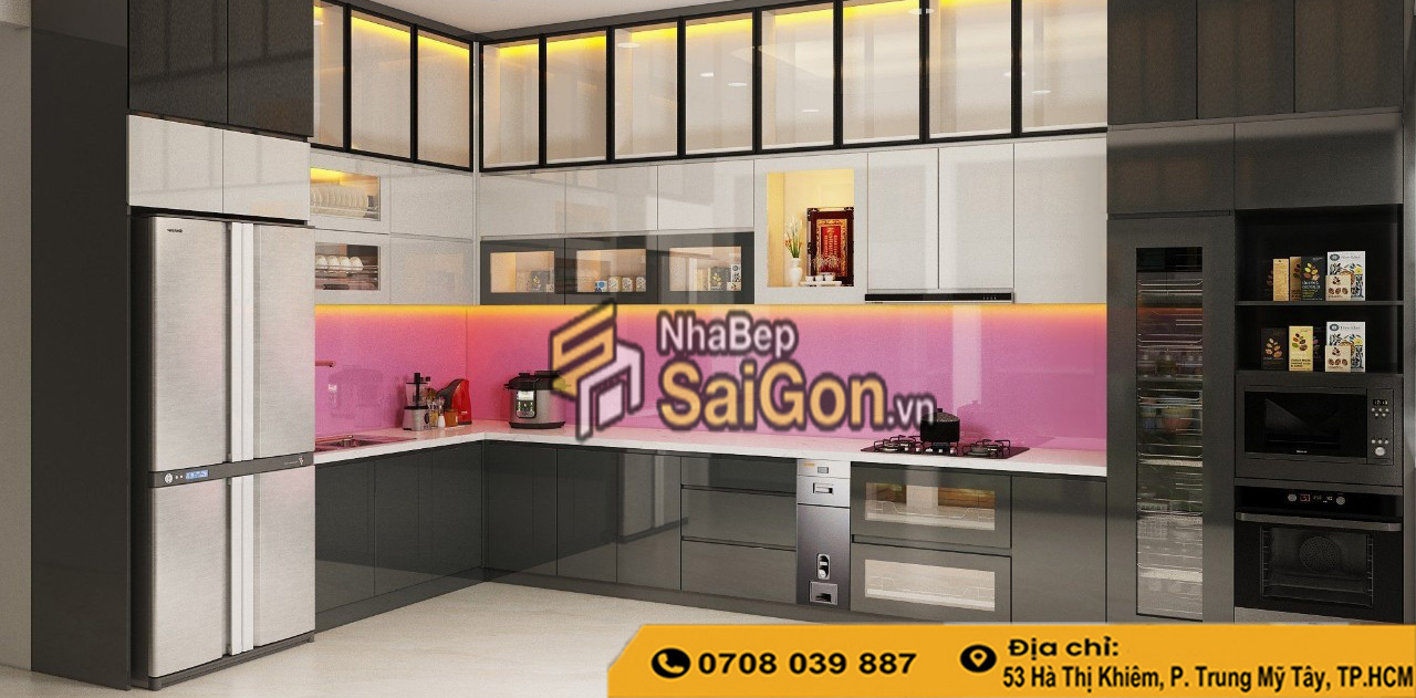Thiết kế bếp hiện đại Bình Thạnh