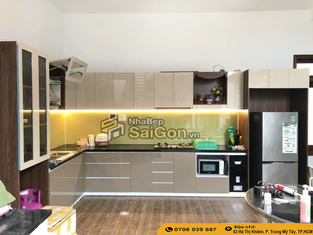 Báo giá tủ bếp nhựa trọn gói