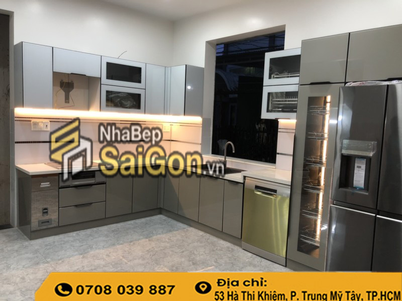 Thiết kế tủ bếp chung cư Thủ Đức
