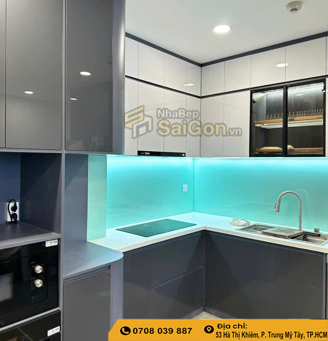 Đơn vị thi công tủ bếp nhựa