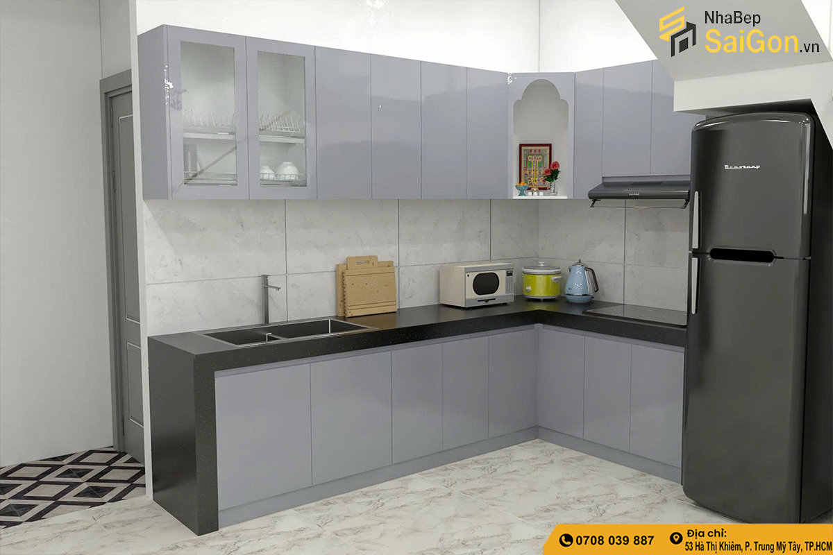 Bàn Giao Tủ Bếp Đan Bê Tông Cho Anh Thầu Ở Bình Dương – Giải Pháp Bếp Bền Đẹp Hiện Đại