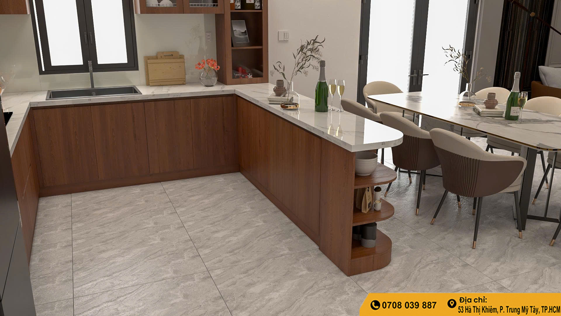 Bàn Giao Tủ Bếp Và Phòng Thờ Tại Tây Ninh Cho Chị Oanh – Không Gian Sống Hiện Đại Và Trang Nghiêm
