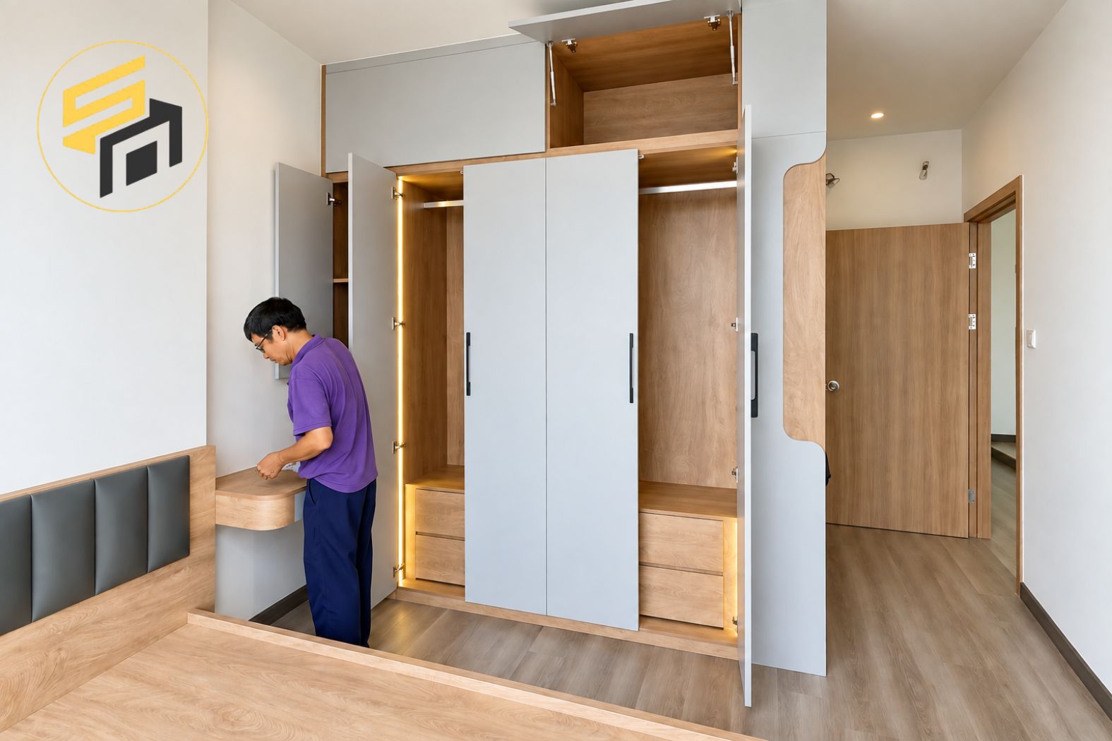 Hoàn Thiện Nội Thất Căn Hộ Chung Cư Phú Cường Home - Anh Văn