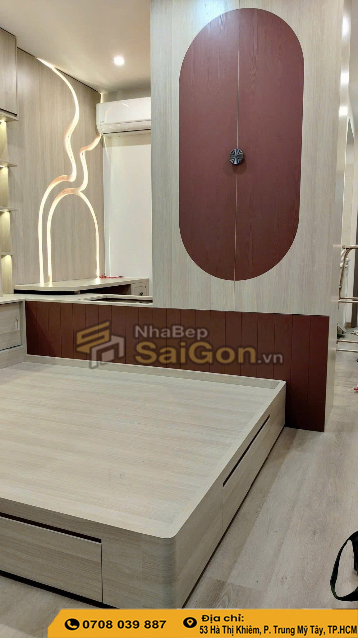 Bàn Giao Thiết Kế Thi Công Nội Thất Trọn Gói Phòng Ngủ Tại Quận 7 – Không Gian Sống Hiện Đại Và Tiện Nghi