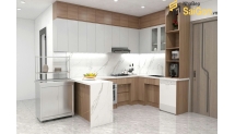 Tủ Bếp Chữ U TBU010 – Giải Pháp Không Gian Bếp Hiện Đại, Tiện Nghi Và Sang Trọng