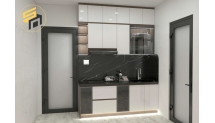 Tủ bếp I MDF An Cường cánh Acrylic - TBI010
