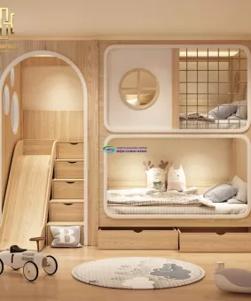 Giường tầng thông minh Hoàng Đạt GT020