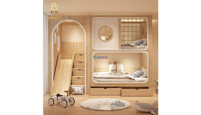 Giường tầng thông minh Hoàng Đạt GT020